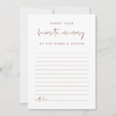 Invitation CORIANDER Bohemian Rust Jeu de mémoire favori (Devant)