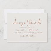 Invitation CORIANDER Bohemian Terracotta Modifier la date (Devant)