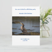 Invitation Cormorant à double poitrine (Debout devant)