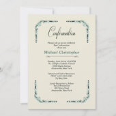 Invitation Corners européens de confirmation (Devant)