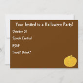 Invitation Cornes tordues (Dos)