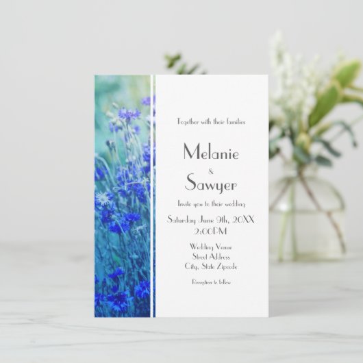 Invitation Cornfleurs (Debout devant)