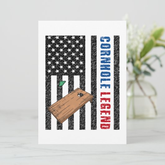 Invitation Cornhole Legend USA (Debout devant)