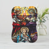 Invitation Coronation de Virgin Mary Stained Glass (Debout devant)
