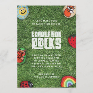 Invitation Coronavirus Graduation Party Rock Party Parade de 