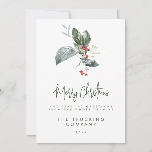 Invitation Corporate Holiday Cards (Devant)