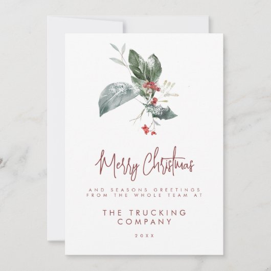 Invitation Corporate Holiday Cards (Devant)
