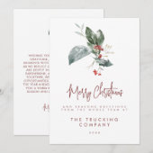 Invitation Corporate Holiday Cards (Devant / Derrière)