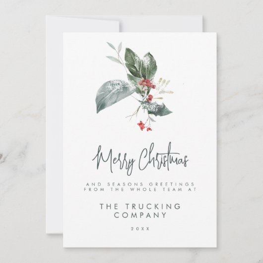 Invitation Corporate Holiday Cards (Devant)