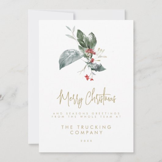 Invitation Corporate Holiday Cards (Devant)