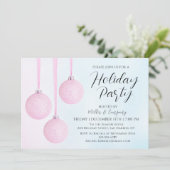 Invitation Corporate Modern Script Fête de Noël (Debout devant)