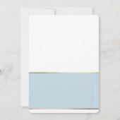 Invitation CORPORATE PARTI élégant affaires bleu marine or (Dos)