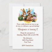 Invitation Correction de lapin (Dos)