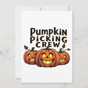 Invitation Correspondance d'Halloween Éffrayante pour l'équip