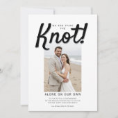 Invitation Correspondance du noeud réception de mariage code (Devant)