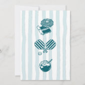 Invitation Correspondance parfaite | Pickleball Country Club  (Dos)