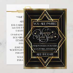 Invitation Corrigée de Célération Deco Champagne