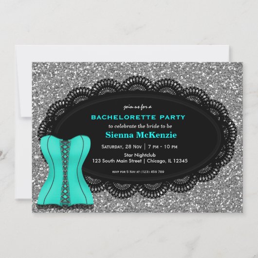 Invitation Corset Bachelorette (Devant)