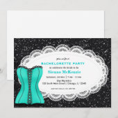 Invitation Corset Bachelorette (Devant / Derrière)