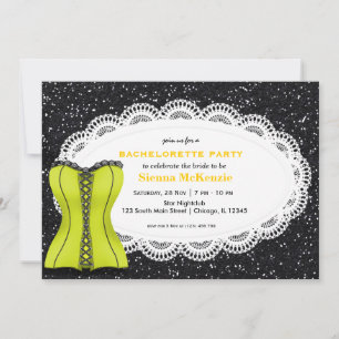 Invitation Corset Bachelorette