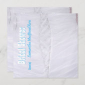 Invitation Corset blanc mariage robe nuptiale douche (Devant / Derrière)