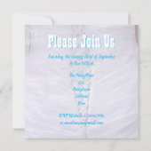 Invitation Corset blanc mariage robe nuptiale douche (Dos)