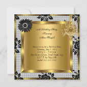 Invitation Corset en dentelle lustre à talons hauts Noir 2 (Dos)