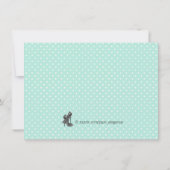 Invitation Corset Martini Turquoise Blue Bachelorette (Dos)