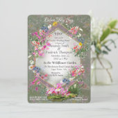 Invitation Cosmos Fleurs Sauvages (Debout devant)