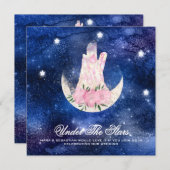 Invitation *~* COSMOS MOON CRYSTAL Website RSVP AR14 Mariage (Devant / Derrière)