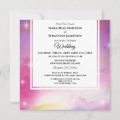 Invitation *~* Cosmos RSVP Site web Nebula Celestin Mariage (Devant)