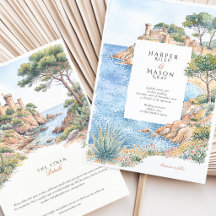 Costa Brava Espagne Mariage Destination Aquarelle