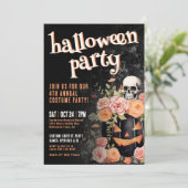Invitation Costume annuel citrouille Halloween Party (Debout devant)