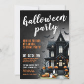 Invitation Costume annuel Haunted Maison Halloween Party (Devant)