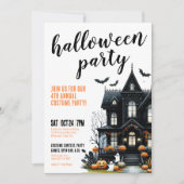 Invitation Costume annuel Haunted Maison Halloween Party (Devant)