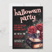 Invitation Costume annuel Soirée d'Halloween gothique (Devant)
