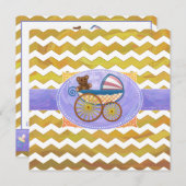 Invitation Costume bébé ananas (Devant / Derrière)