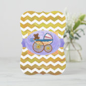 Invitation Costume bébé ananas (Debout devant)