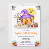 Invitation Costume d'animaux Halloween fête d'anniversaire (Devant)