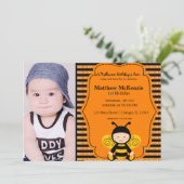 Invitation Costume d'anniversaire d'Halloween (Debout devant)