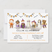 Invitation Costume d'anniversaire d'Halloween Enfants (Devant)