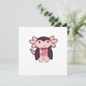 Invitation Costume d'Axolotl Halloween de Diable Vampire Mign (Debout devant)