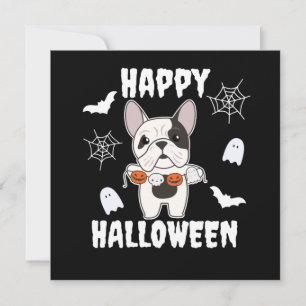 Invitation Costume de chien pour Halloween pour Bouledogue Fr
