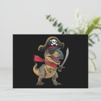 Costume de dinosaure pirate T-Rex drôle d'Hallowee