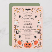 Invitation Costume de fête d'anniversaire Spooktacular Hallow