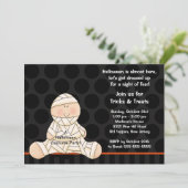 Invitation Costume de fête des enfants d'Halloween (Debout devant)