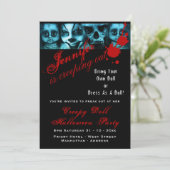 Invitation Costume de poupée déplaisante fête Halloween mal e (Debout devant)