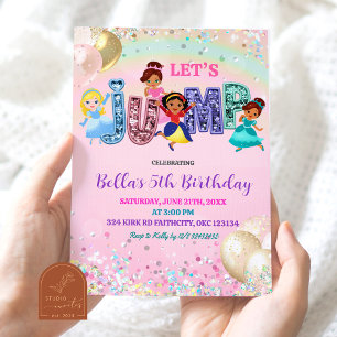 Invitation Costume de princesse à paillettes et sequins pour