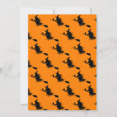 Invitation Costume de sorcière pour fête d'Halloween (Dos)