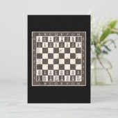Invitation Costume de tableau d'échecs cool pour Halloween Dr (Debout devant)